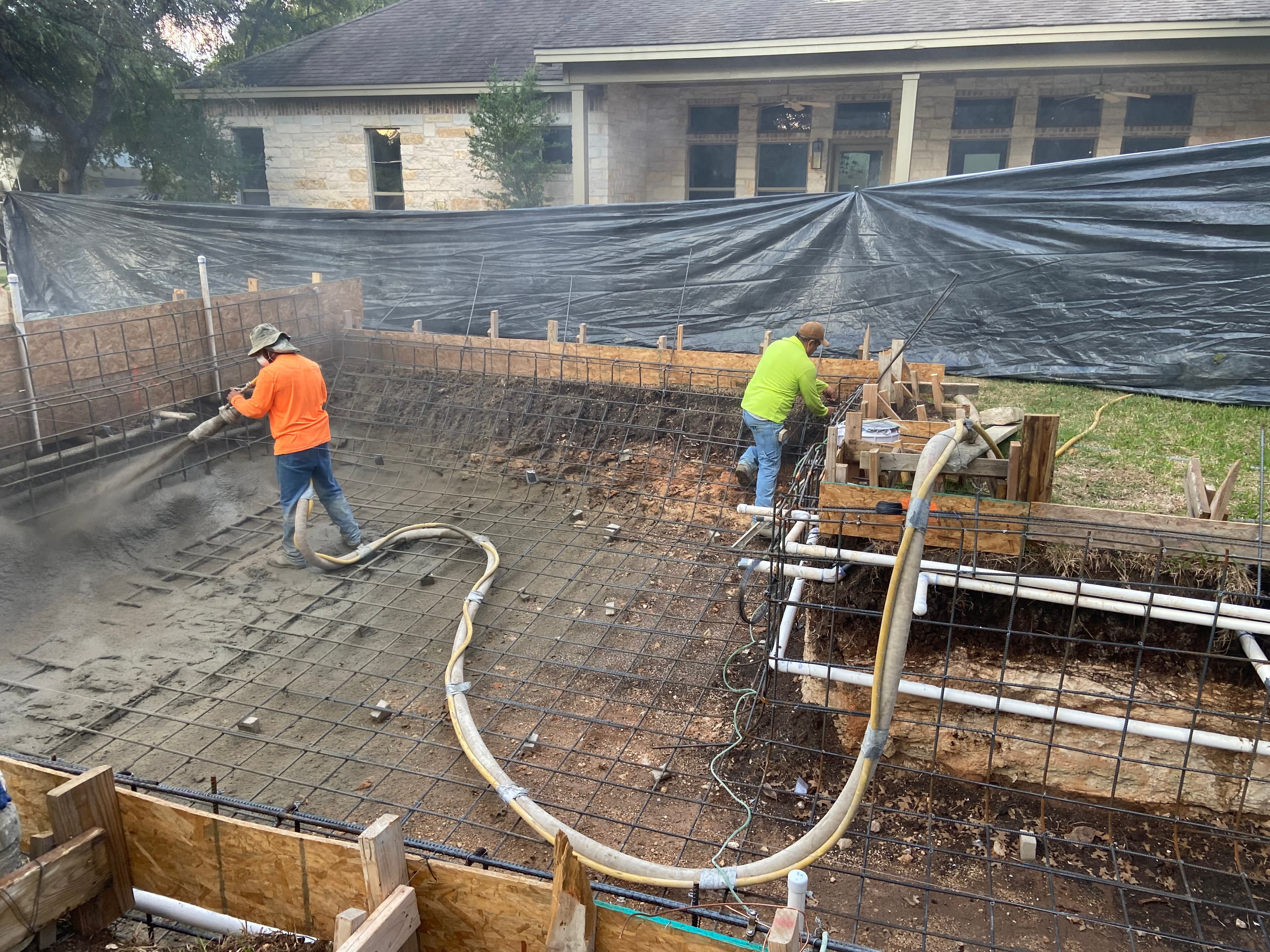 Pool Gunite